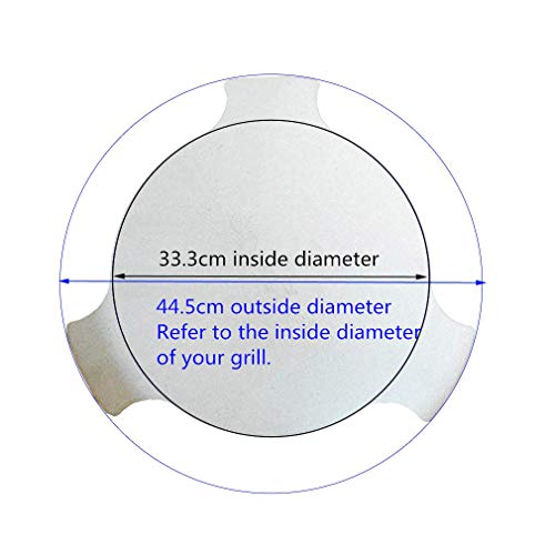 Onlyfire 17.5" Ceramic Heat Deflector for Large Big Green Egg & Kamado