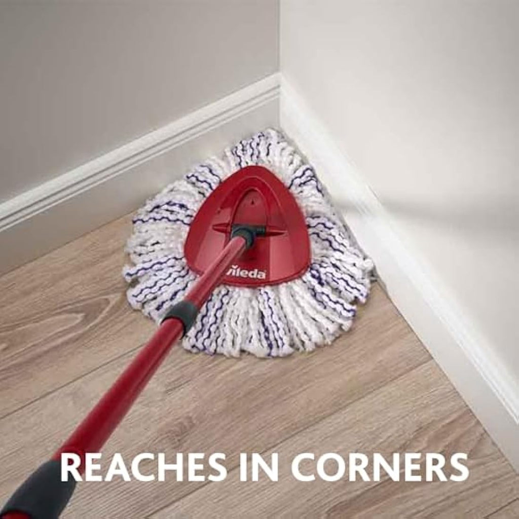 Vileda Turbo 3-in-1 Spin Mop and Bucket Set | Microfibre Floor Cleaner