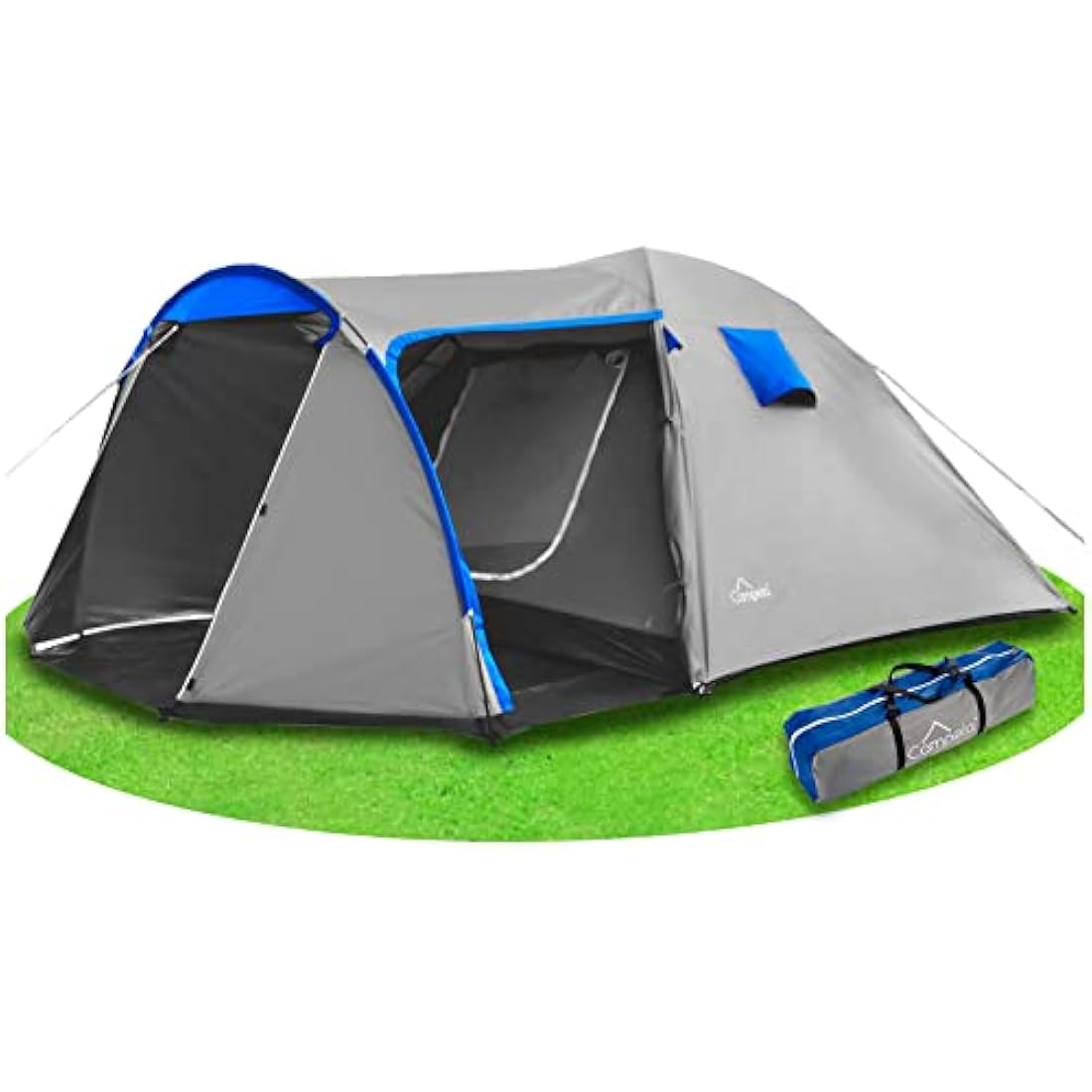 Campela CA0013 Family Tent | 3-4 Person Waterproof Quick Assembly