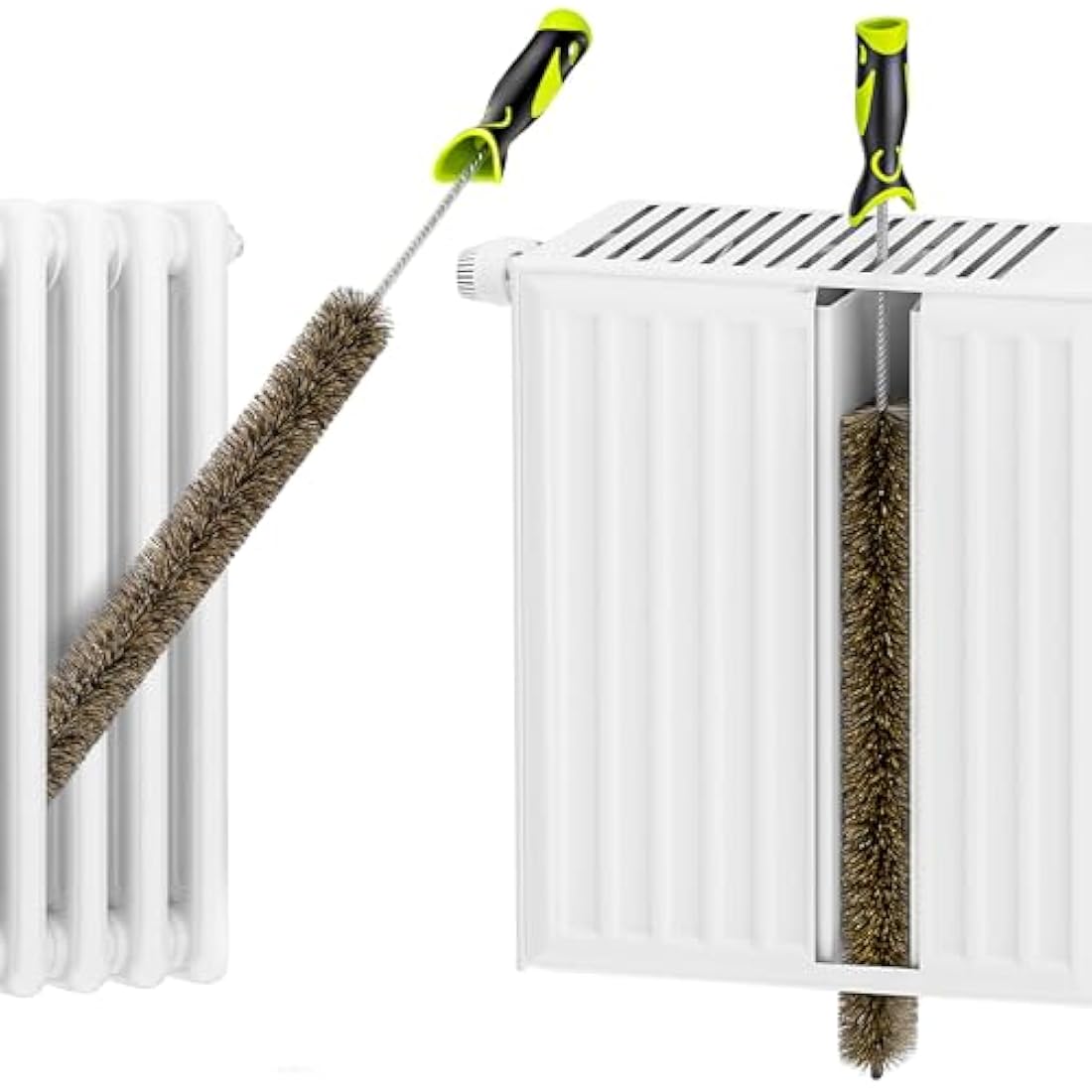 81cm Radiator Cleaner Brush | Flexible Natural Boar Bristles
