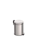 Tramontina 5L Pedal Bin Stainless Steel Bathroom Bin with Lid, 20.5 cm Diameter x 29 cm Height, 94538105