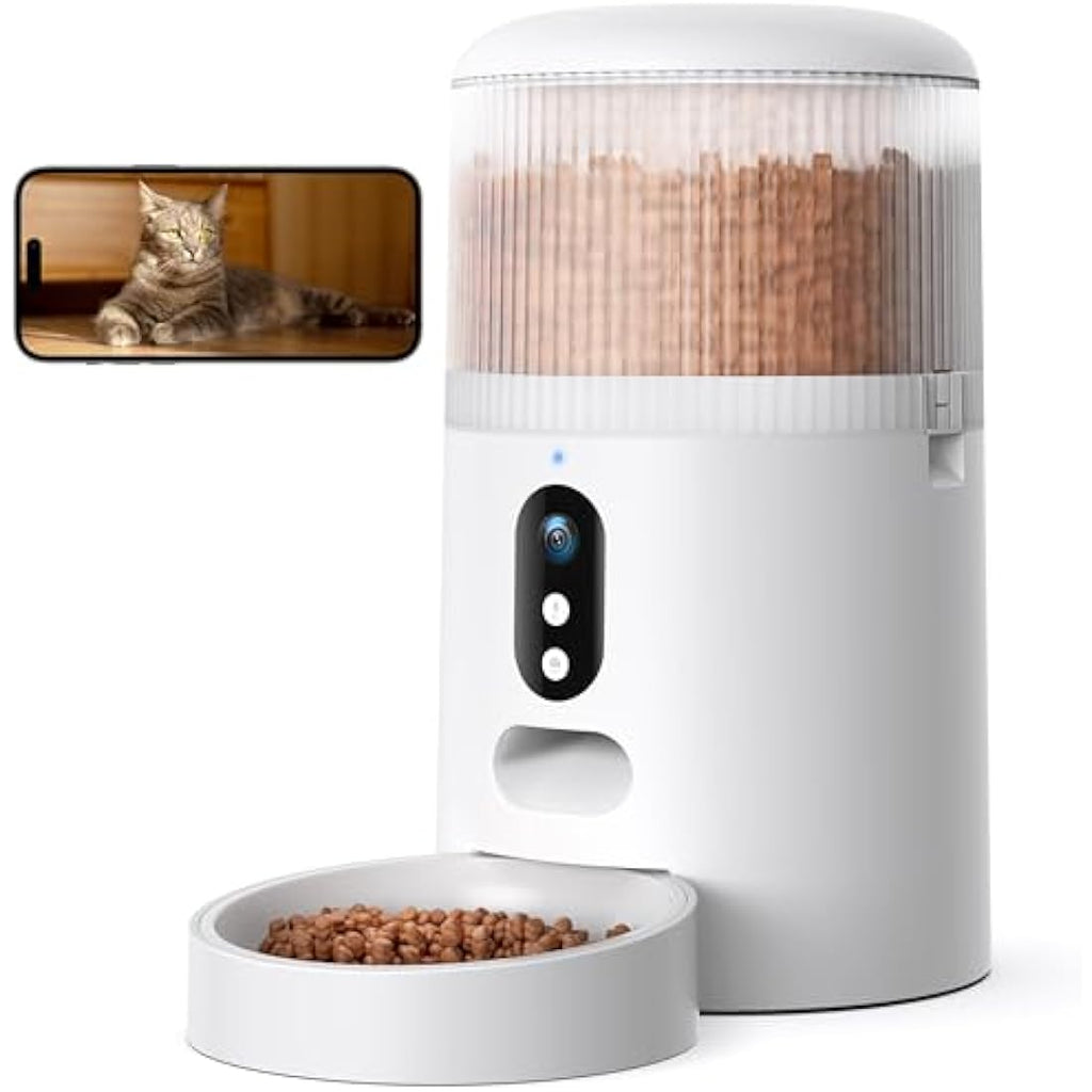 Faroro Automatic Cat Feeder with 3MP HD Camera | 5G WiFi Smart Pet Feeder