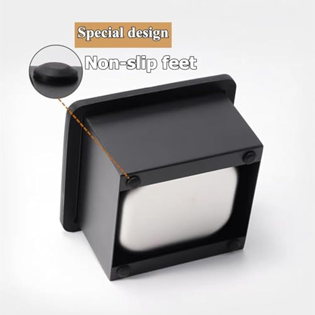 Jolof Store Stainless Steel Espresso Coffee Knock Box with Rubber Bar