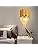 Jolof Store Gold K9 Crystal Wall Sconce – 3-Tier Luxury E14 Wall Light