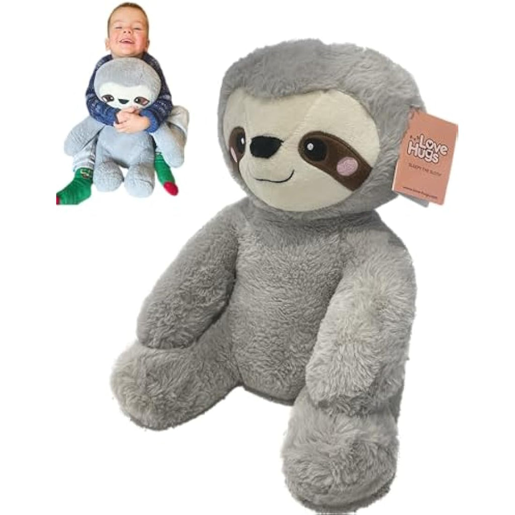 LoveHugs 1.5kg Weighted Sloth Plush – Therapeutic Anxiety Relief Toy