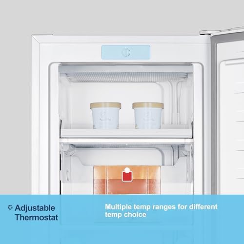 Fridgemaster MTZ55153E Upright Freezer – 165L Freestanding in White
