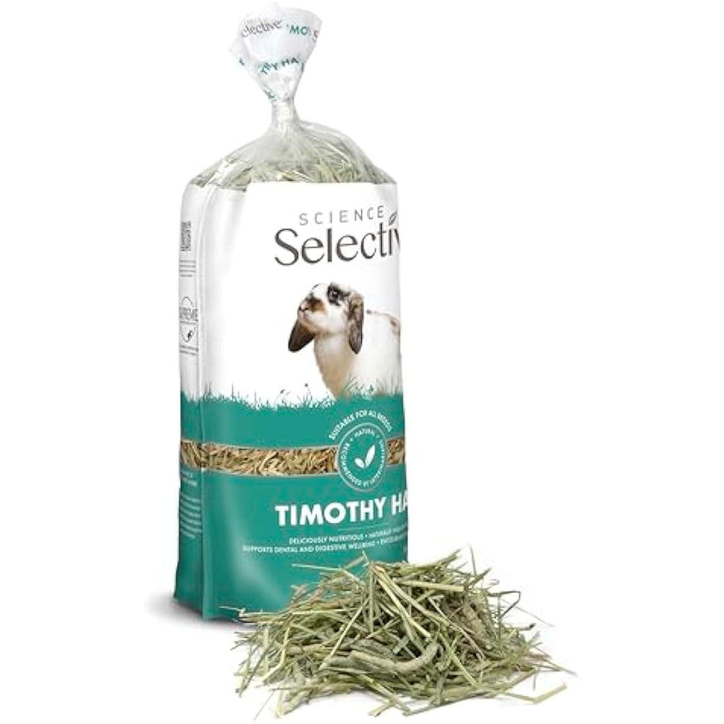 Supreme Science Selective Timothy Hay – Fiber Rich Small Pet Food, 400g