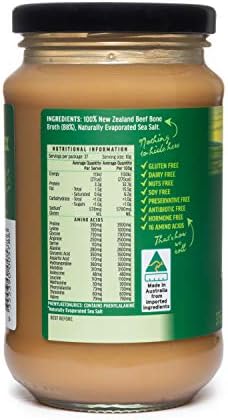 Halal Beef Bone Broth Concentrate – Grass-Fed – 375g