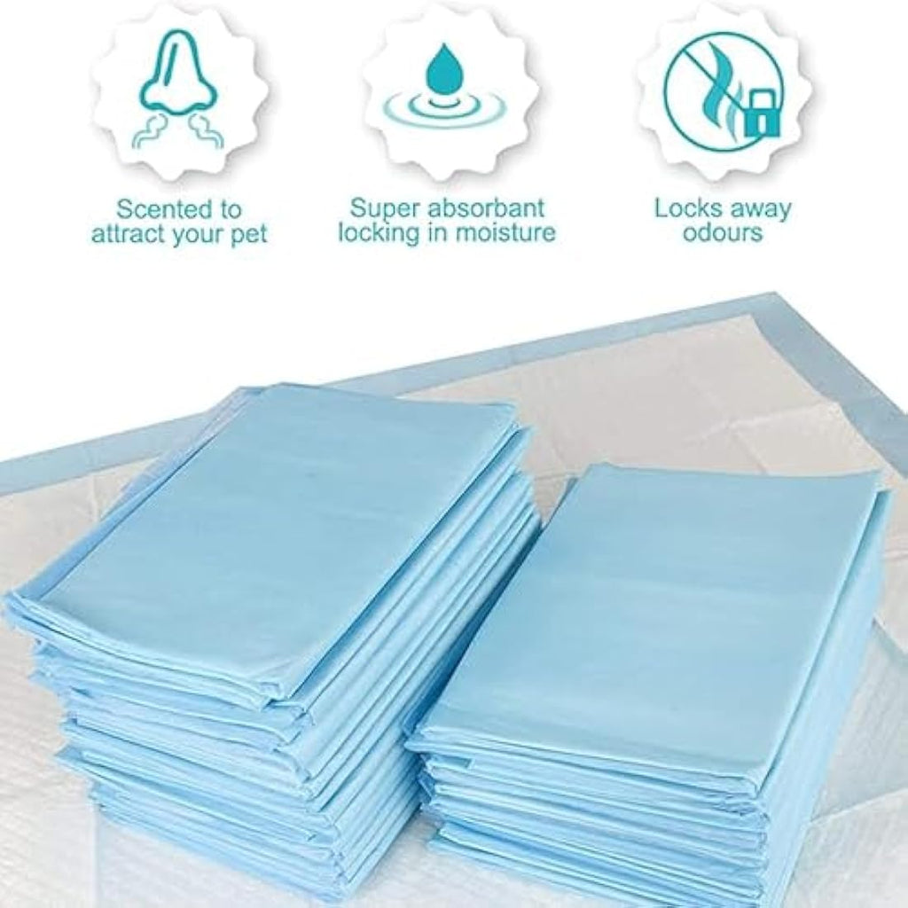 Jolof Store Leakproof Puppy Training Pads - Quick Dry Dog Mats (105 Pack)