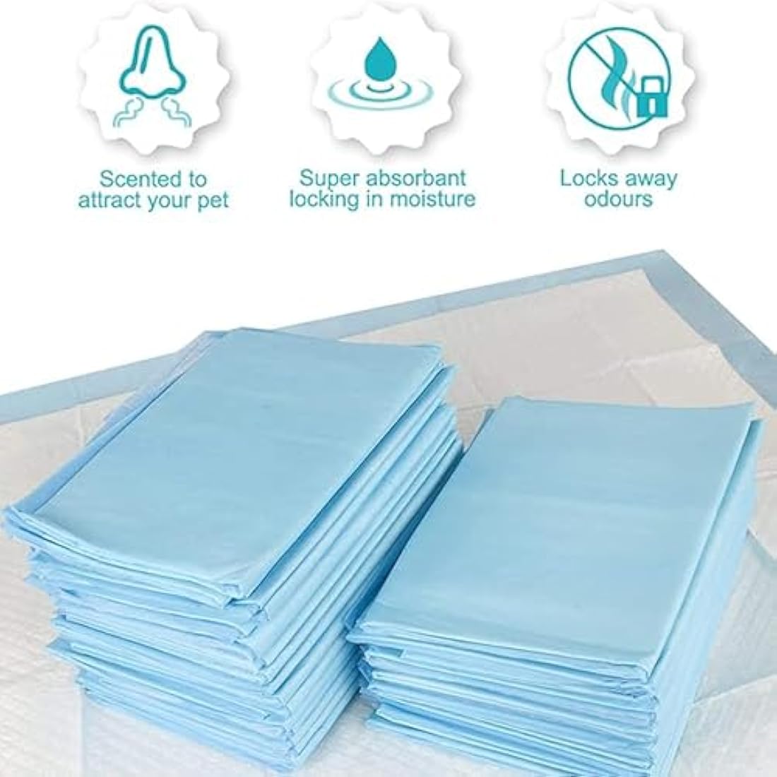 Jolof Store Leakproof Puppy Training Pads - Quick Dry Dog Mats (105 Pack)