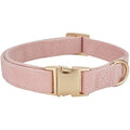 YUDOTE Small Dog Collar - Organic Cotton Corduroy for Sensitive Skin