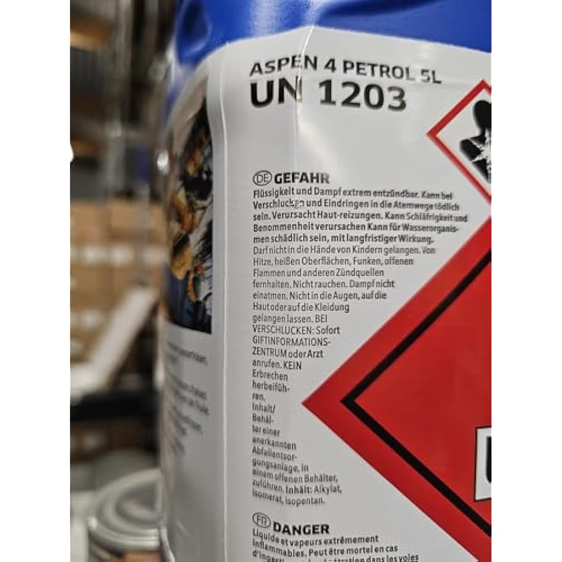 Husqvarna Aspen 4T Alkylated Petrol - 5L Fuel for Garden Machinery