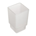 Jolof Store Square Frosted Glass Tumbler Replacement - 5x5cm Base