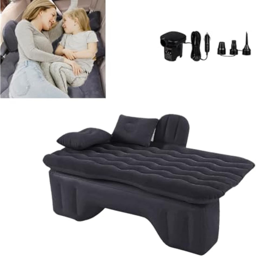 Jolof Store Inflatable Car Mattress – Black Flocking Bed for SUV & MPV