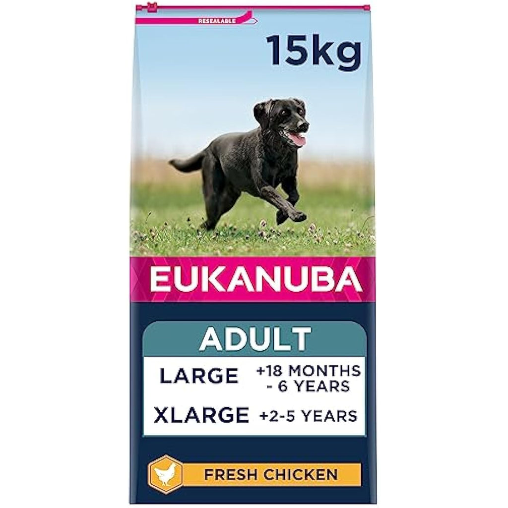 Eukanuba Adult Large Breed Dry Dog Food - Fresh Chicken - 15 kg