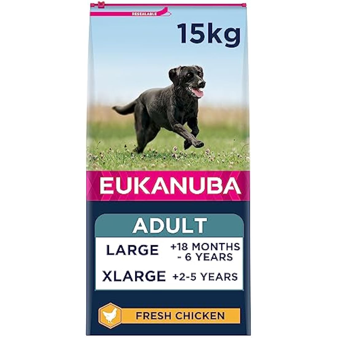 Eukanuba Adult Large Breed Dry Dog Food - Fresh Chicken - 15 kg