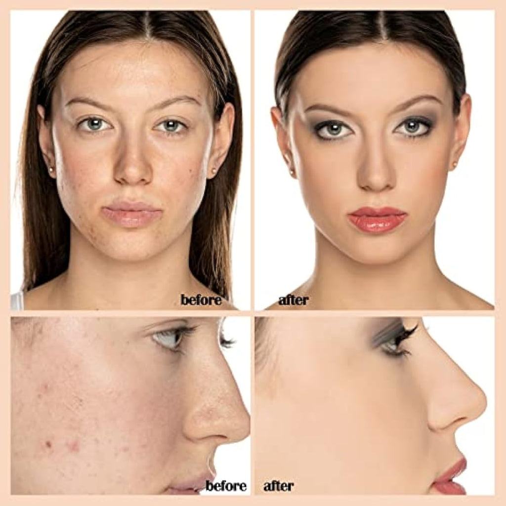 Phoera Full Coverage Liquid Foundation – Matte Oil Control (103 Warm Peach)