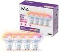 WiZ Smart LED GU10 Glass Bulb – Color Changing & Motion Sensing, 4 Pack