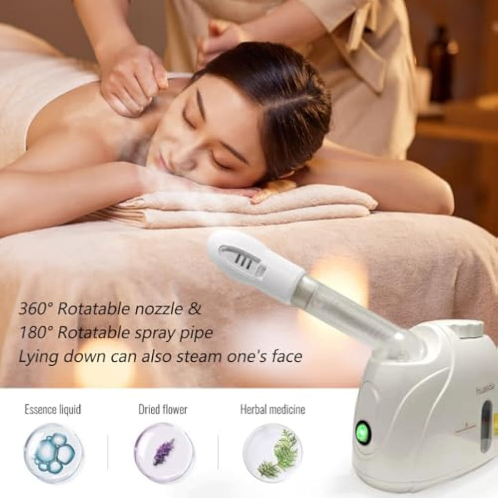 Facial Steamer – Professional Warm Mist Spa with Aromatherapy