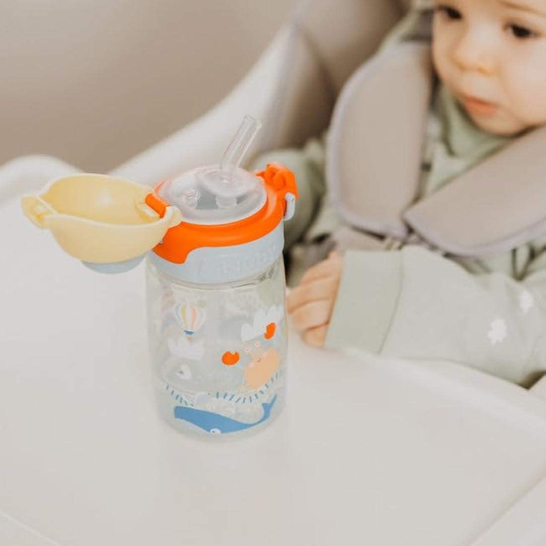 Nuby Super Straw No-Spill Toddler Sippy Cup | 360ml BPA-Free Beaker