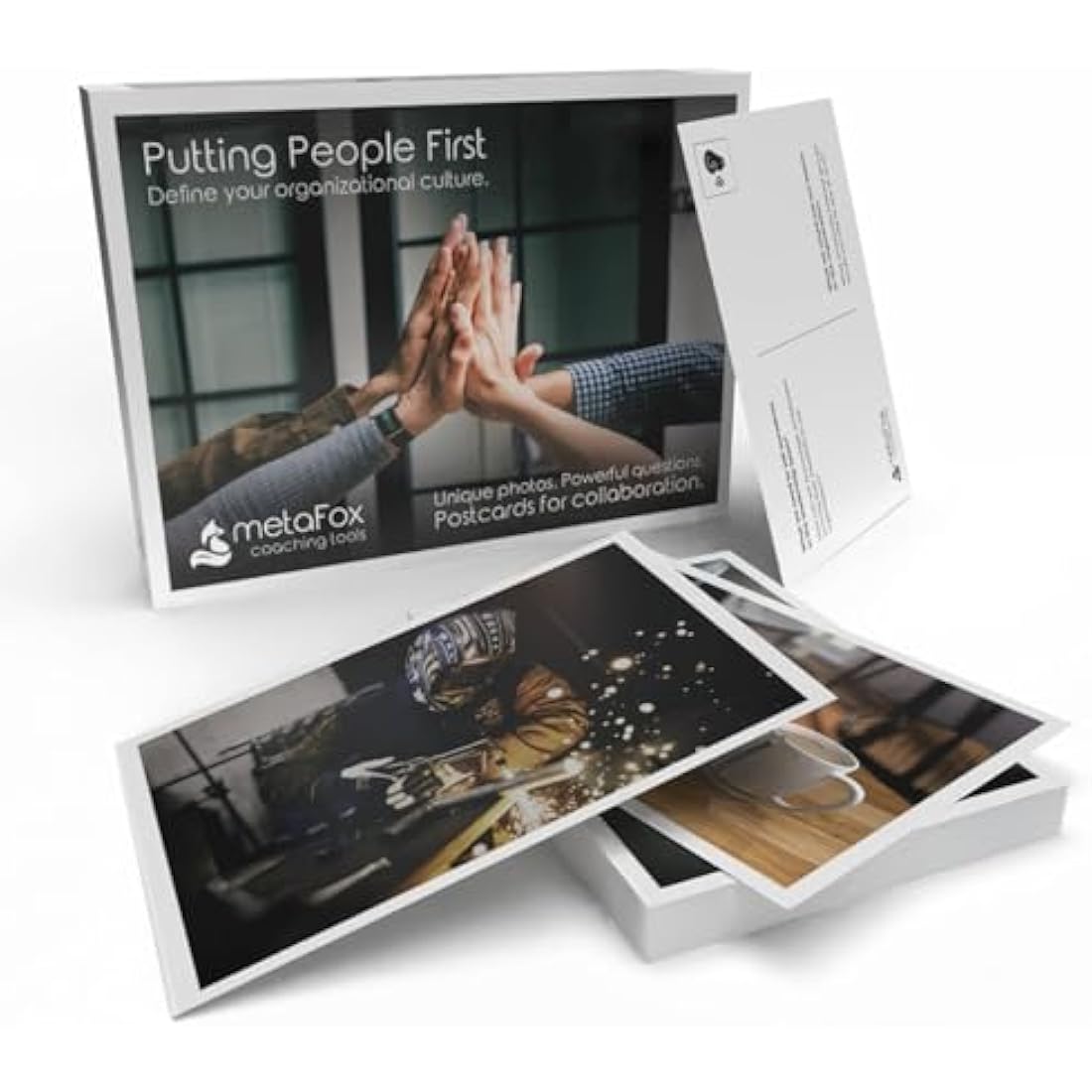metaFox Putting People First Postcards – Eco-Friendly Artistic Set