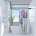 Sikaiqi Oval Shower Curtain Rod for Clawfoot Tubs | Aluminum Alloy - Black