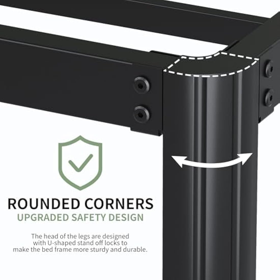 4ft Small Double Metal Bed Frame – Heavy Duty & Noise Free
