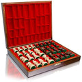 Jolof Store Staunton No. 5 Wooden Chess Pieces – Handmade Tournament Set