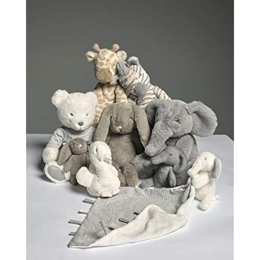 Mamas & Papas Ziggy Zebra Soft Toy – Faux Fur Plush Newborn Gift