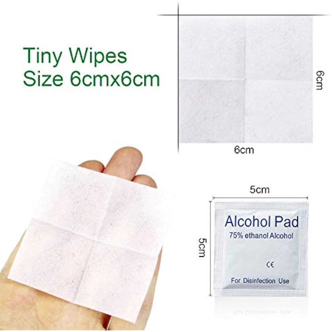 EOTW 200pc Alcohol Cleaning Wipes | 75% Sterile Prep Pads for Screens