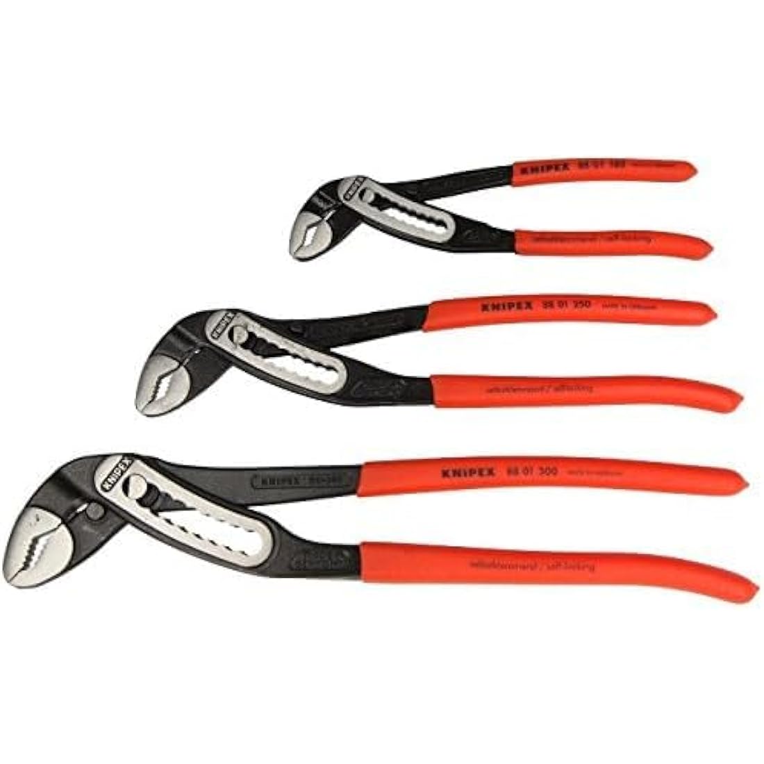 Knipex Alligator Water Pump Pliers Set - 3 Piece Professional Tool Kit