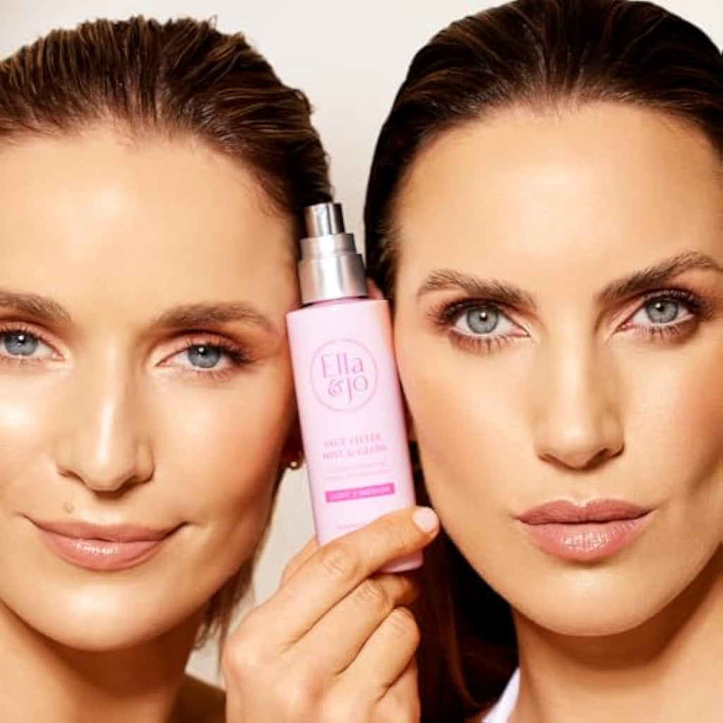 Ella & Jo Face Tanning Mist – Hydrating Hyaluronic Glow (Light Medium)