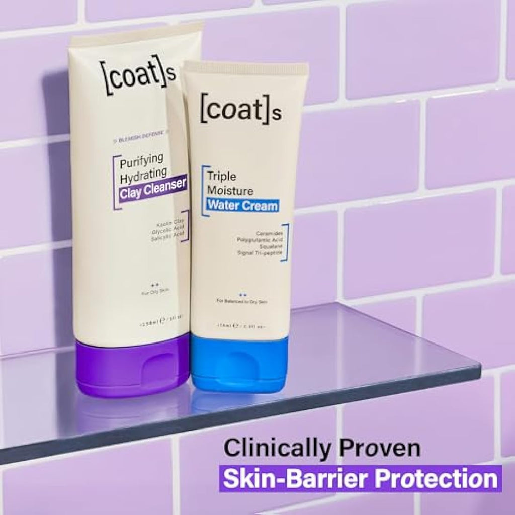 Coats Blemish Defence Duo – Clay Cleanser & Water Cream for Oily Skin