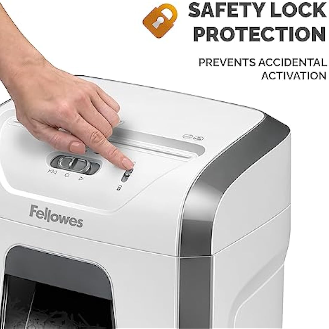 Fellowes FS-12C Cross-Cut Paper Shredder | P4 High Security, 19L Bin