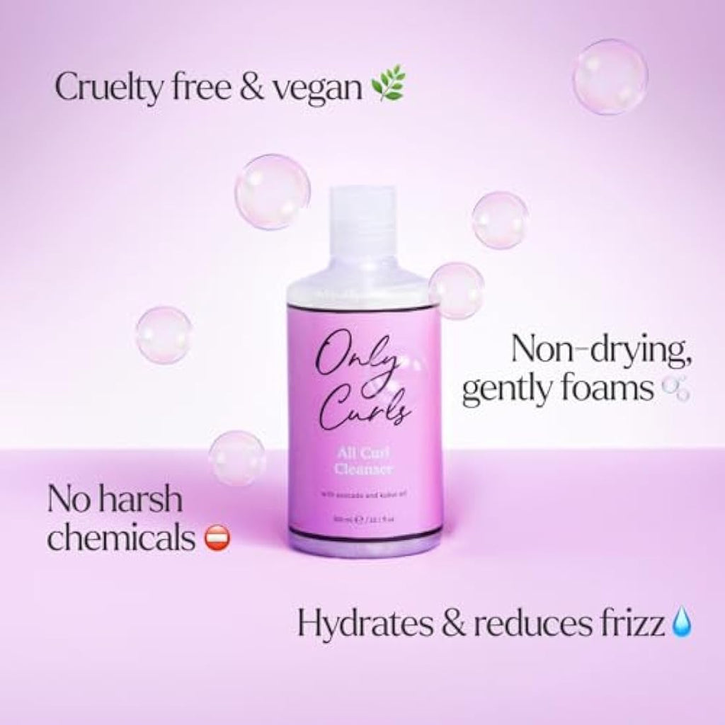 Only Curls Cleansing Bundle – Sulphate-Free Shampoo & Conditioner Duo