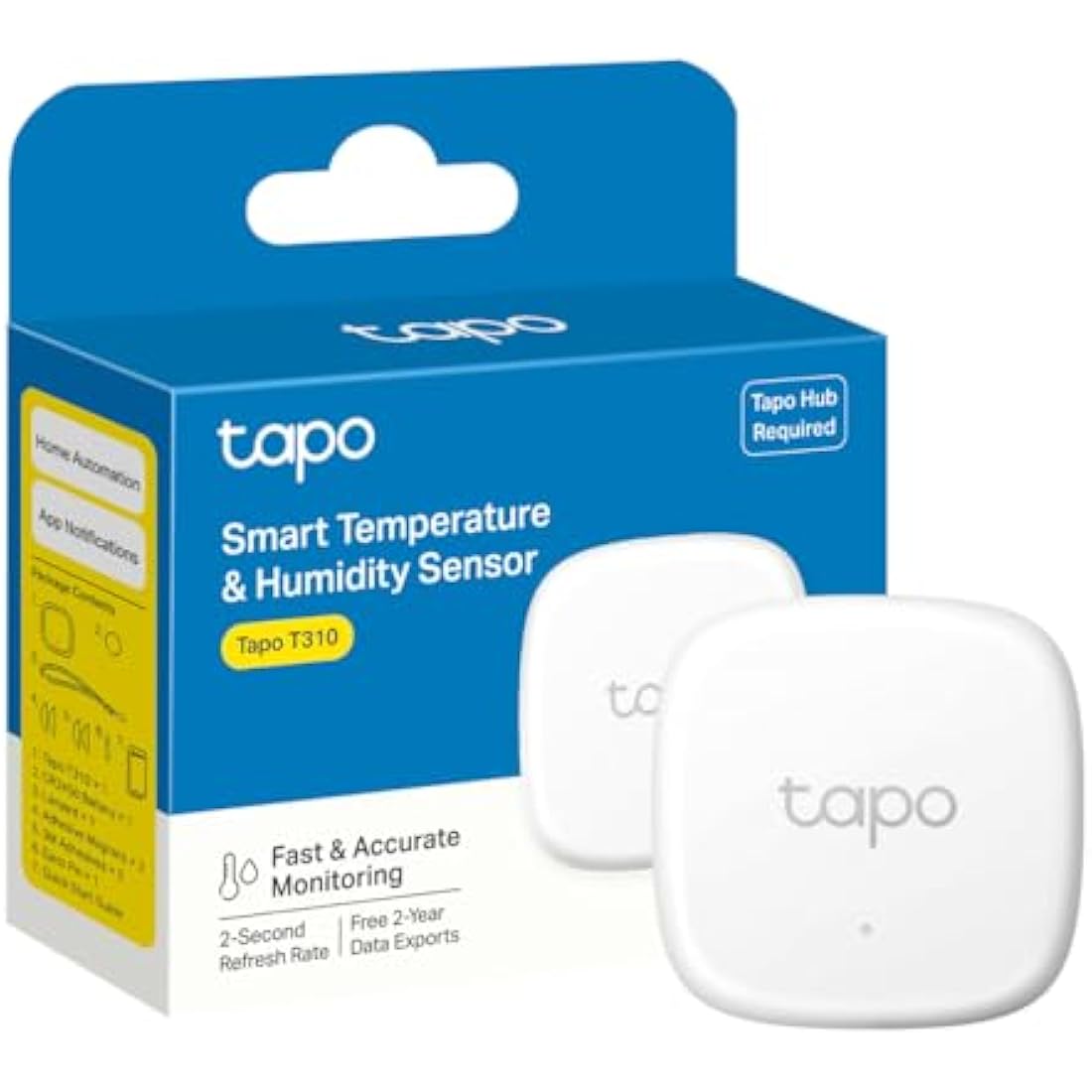 Tapo T310 Smart Humidity Meter & Room Thermometer | 2-Year Battery