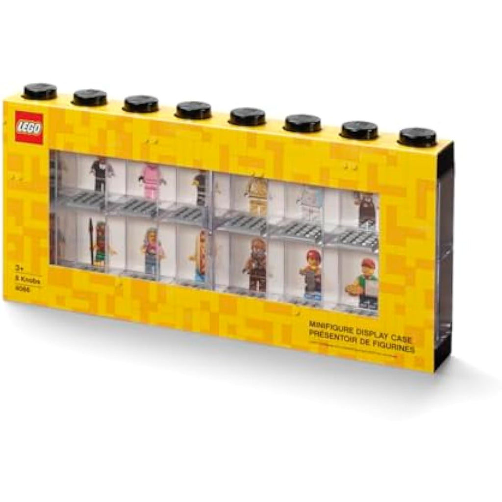 LEGO Minifigure Display Case - Stackable 16-Compartment Wall & Desk Storage