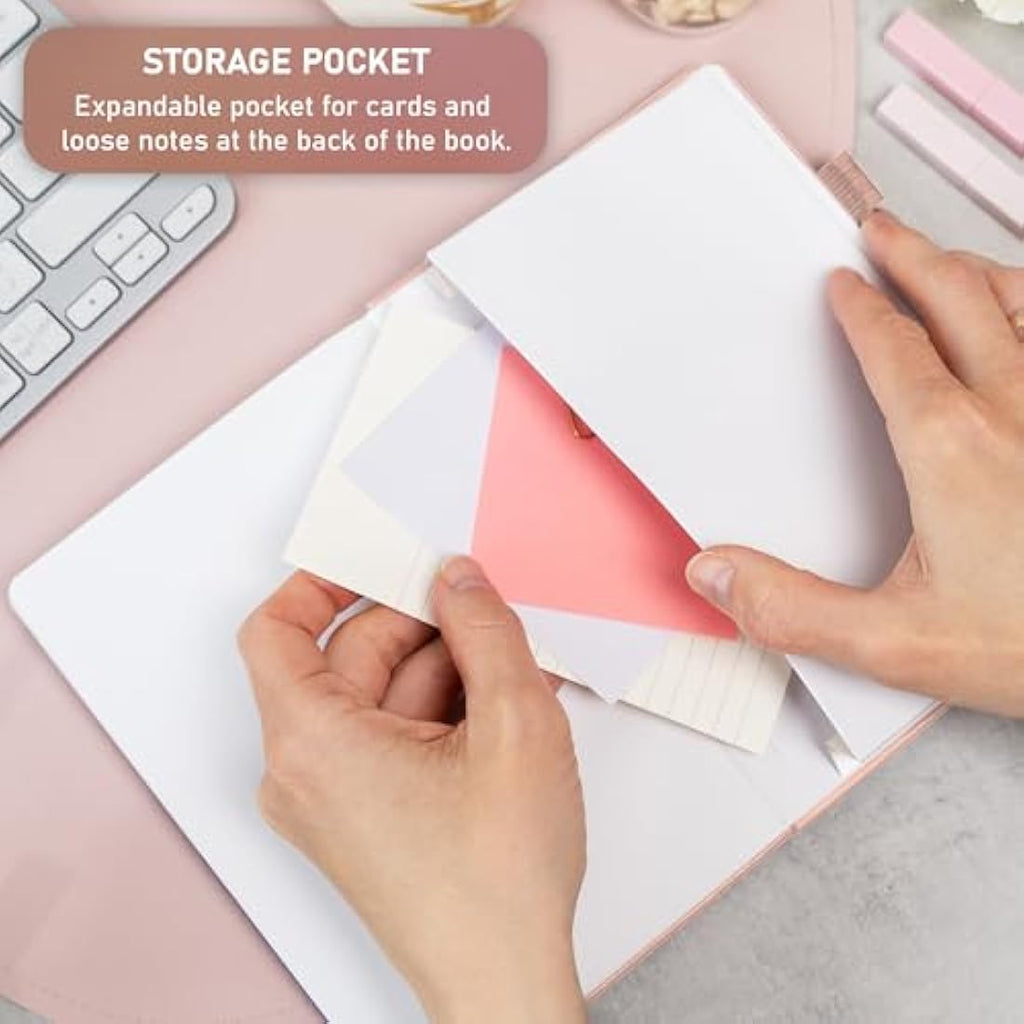Password Book with Alphabetical Tabs - Rose Gold Medium