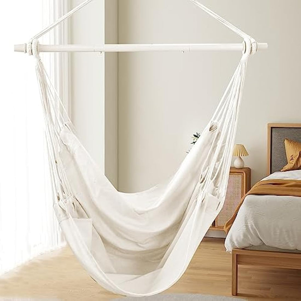 Chihee Hammock Chair – Portable Hanging Swing with Metal Spreader Bar