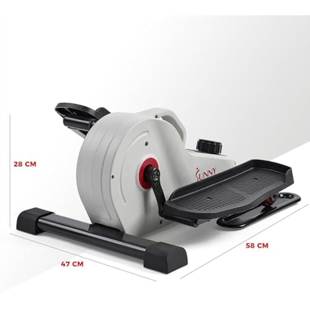 Sunny Health & Fitness Under Desk Elliptical - Magnetic Pedal Exerciser
