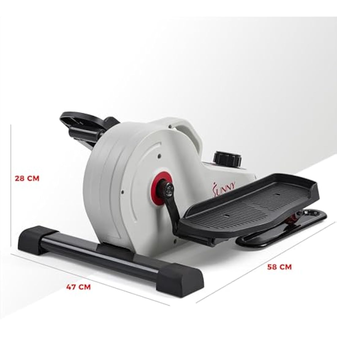 Sunny Health & Fitness Under Desk Elliptical - Magnetic Pedal Exerciser