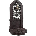 Jolof Store Antique Garden Water Fountain – Cast Aluminium Basin, Brown