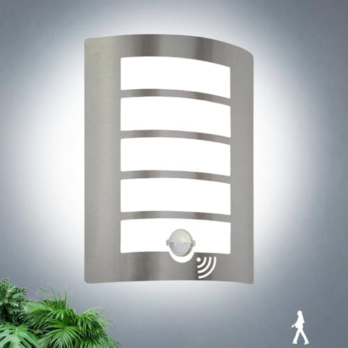 Allesgute Outdoor Wall Light with PIR Motion Sensor | IP44 Waterproof