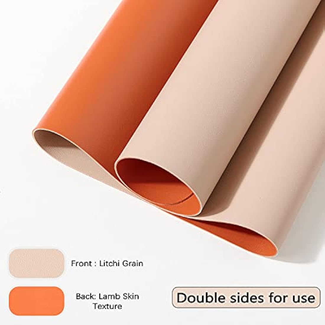 DOBAOJIA Dual-Side PU Leather Desk Pad – Waterproof XXL Mouse Mat, Beige