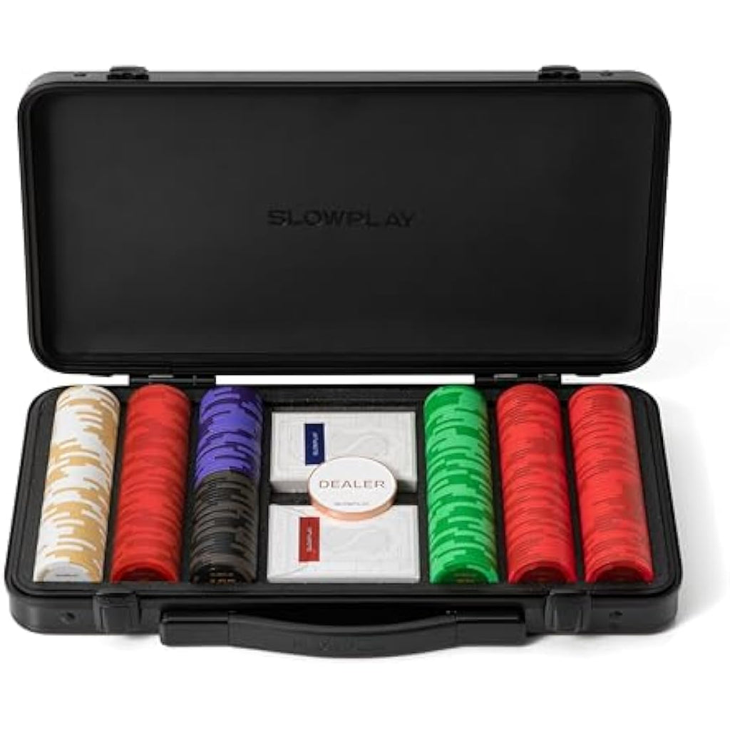 300pc Clay Poker Chips Set – 14g Texas Hold’em Gaming Set