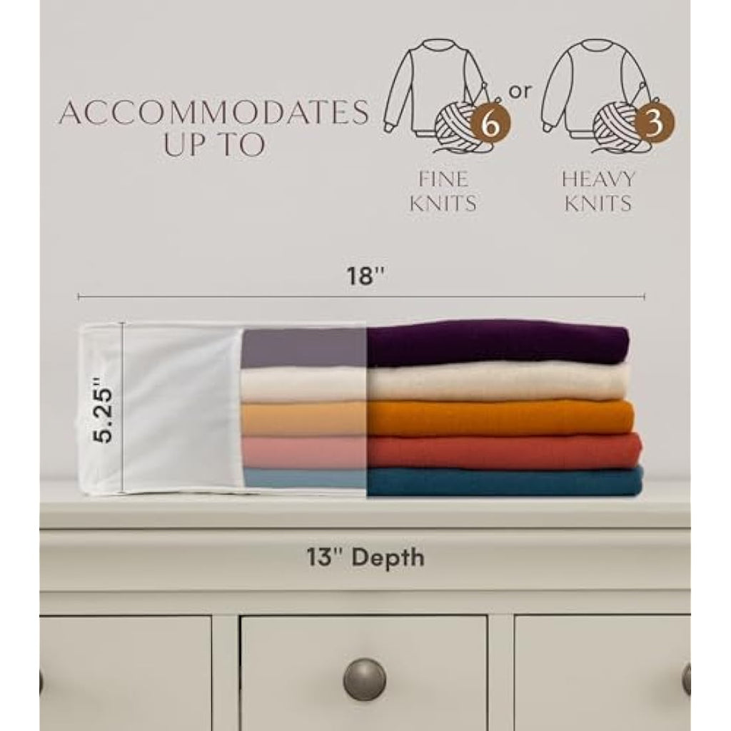 Hayden Hill Organic Cotton Sweater Storage Bag | Breathable Garment Bag
