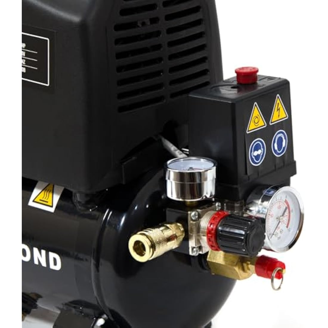 6L Air Compressor | 1.5 HP Oil-Free Portable Air Tank