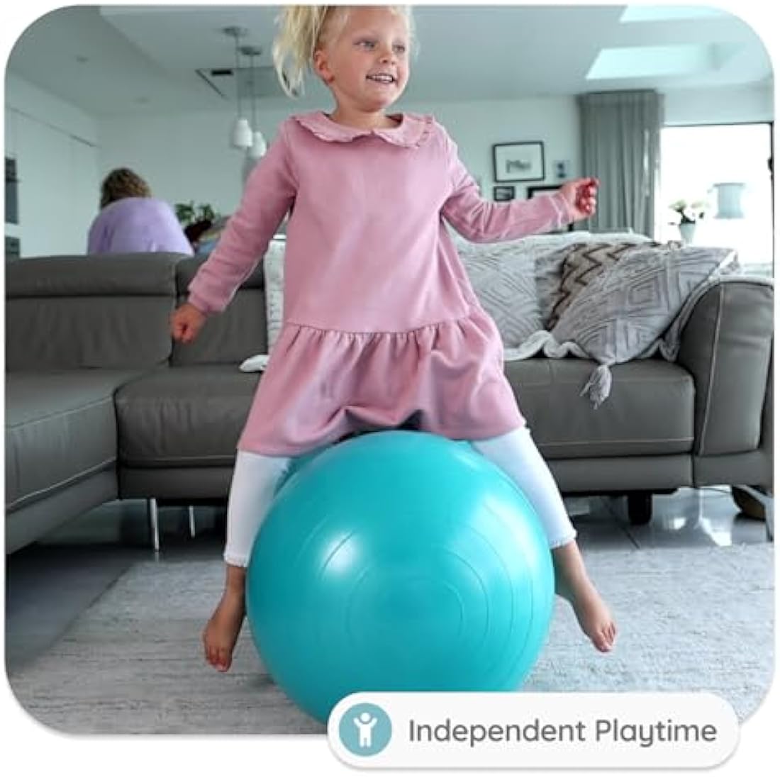 BABYGO Sensory Peanut Ball for Kids - Autism Therapy & Motor Skills