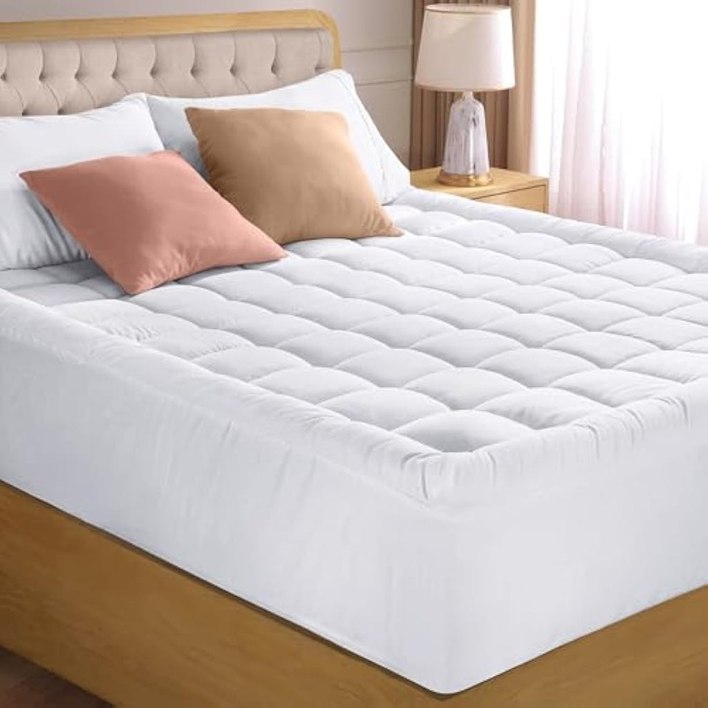 Jolof Store Full Mattress Pad – Quilted Deep Pocket Mattress Protector
