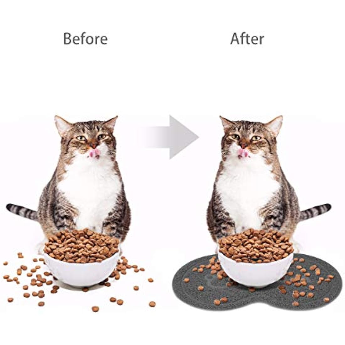 SunAter Silicone Pet Feeding Mat – Waterproof Non-Slip PVC Food Tray